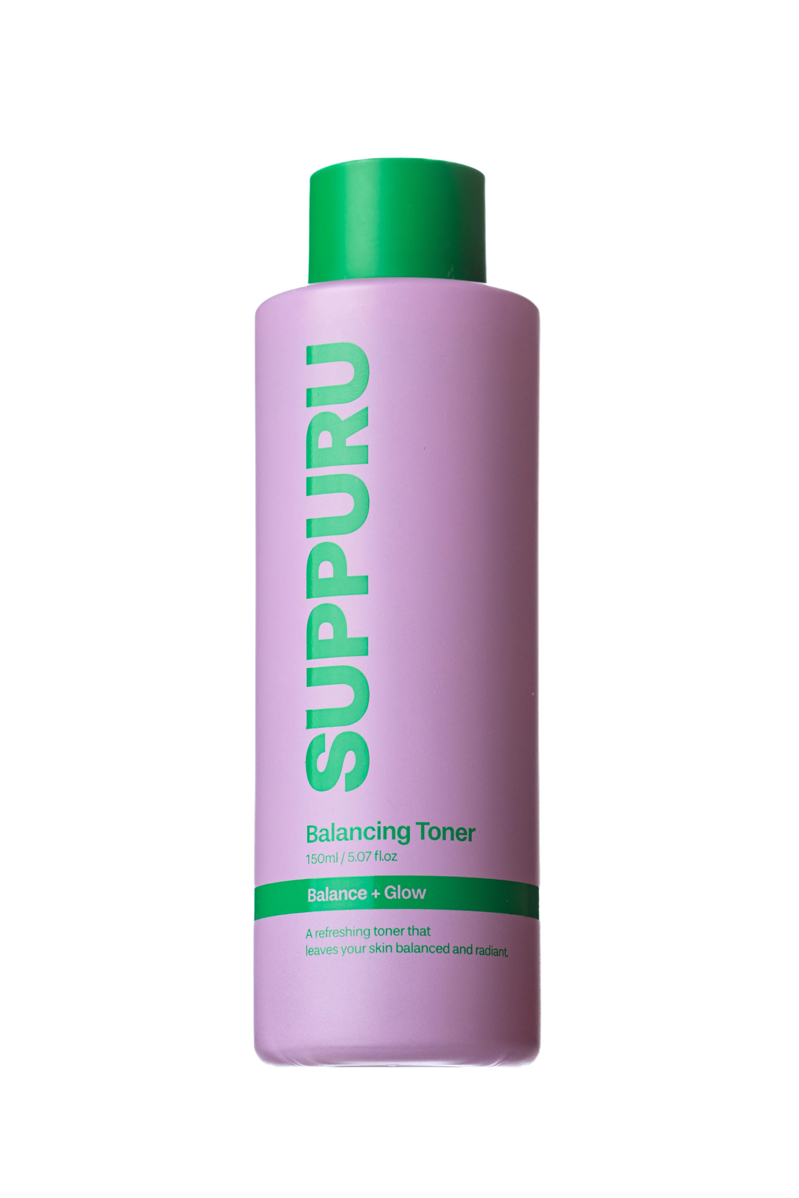 SUPPURU Balancing Toner, 2% Niacinamide & Centella Asiatica, Korean Vegan Face Toner, 5.07 fl oz