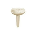 thumbnail image 1 of TOTO LPT241G#11 Supreme Lavatory and Pedestal with Single Hole, Colonial White, 1 of 6