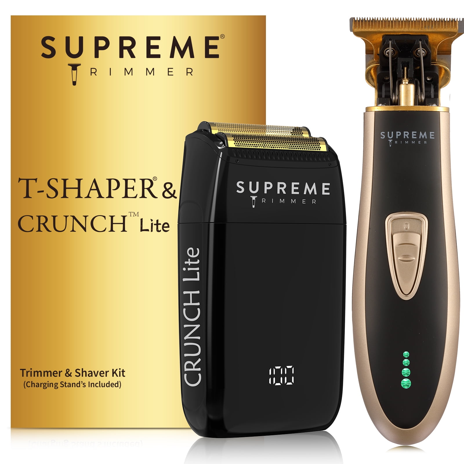 SUPREME TRIMMER Foil Shaver & Mens Trimmer 2in1 Beard Trimmer