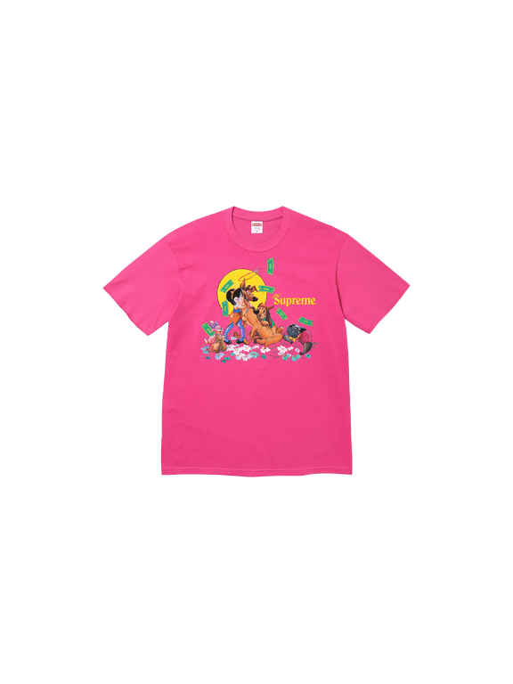 UNISEX All Dogs Go To Heaven Tee "FW25 - Fuchsia" SU26140 SU26140 from Stadium Goods
