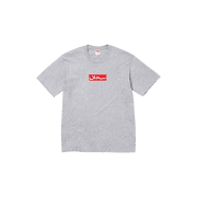 SUPREME UNISEX Arabic Box Logo Tee "SS26 - Heather Grey" SU27004 SU27004 from Stadium Goods
