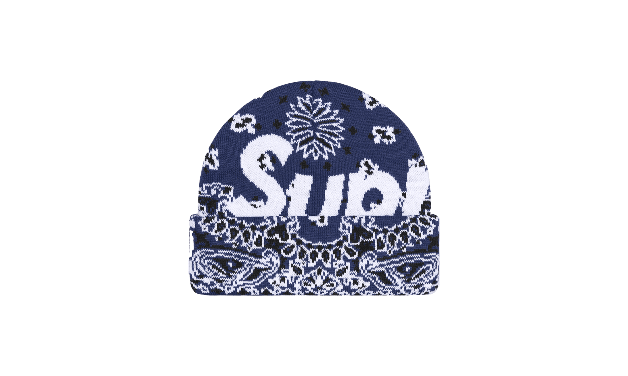 SUPREME UNISEX Bandana Big Logo Beanie 