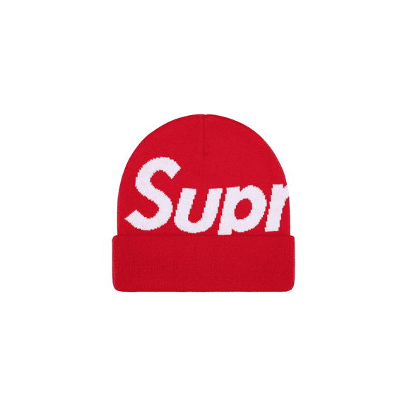 SUPREME UNISEX Big Logo Beanie "FW25 - Red" SU26853 SU26853 from Stadium Goods