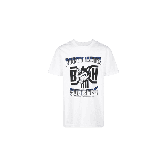 SUPREME UNISEX Bounty Hunter Wolf Tee "White" SU100114 SU100114 from Stadium Goods