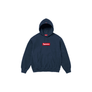SUPREME UNISEX Box Logo Hooded Sweatshirt "FW24 Navy" SU928 SU928 from Stadium Goods