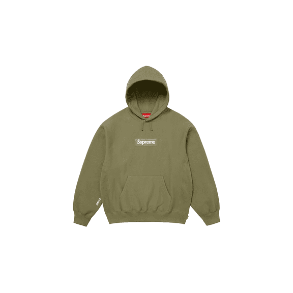 SUPREME UNISEX Box Logo Hooded Sweatshirt "FW25 - Light Olive" SU26708 SU26708 from Stadium Goods