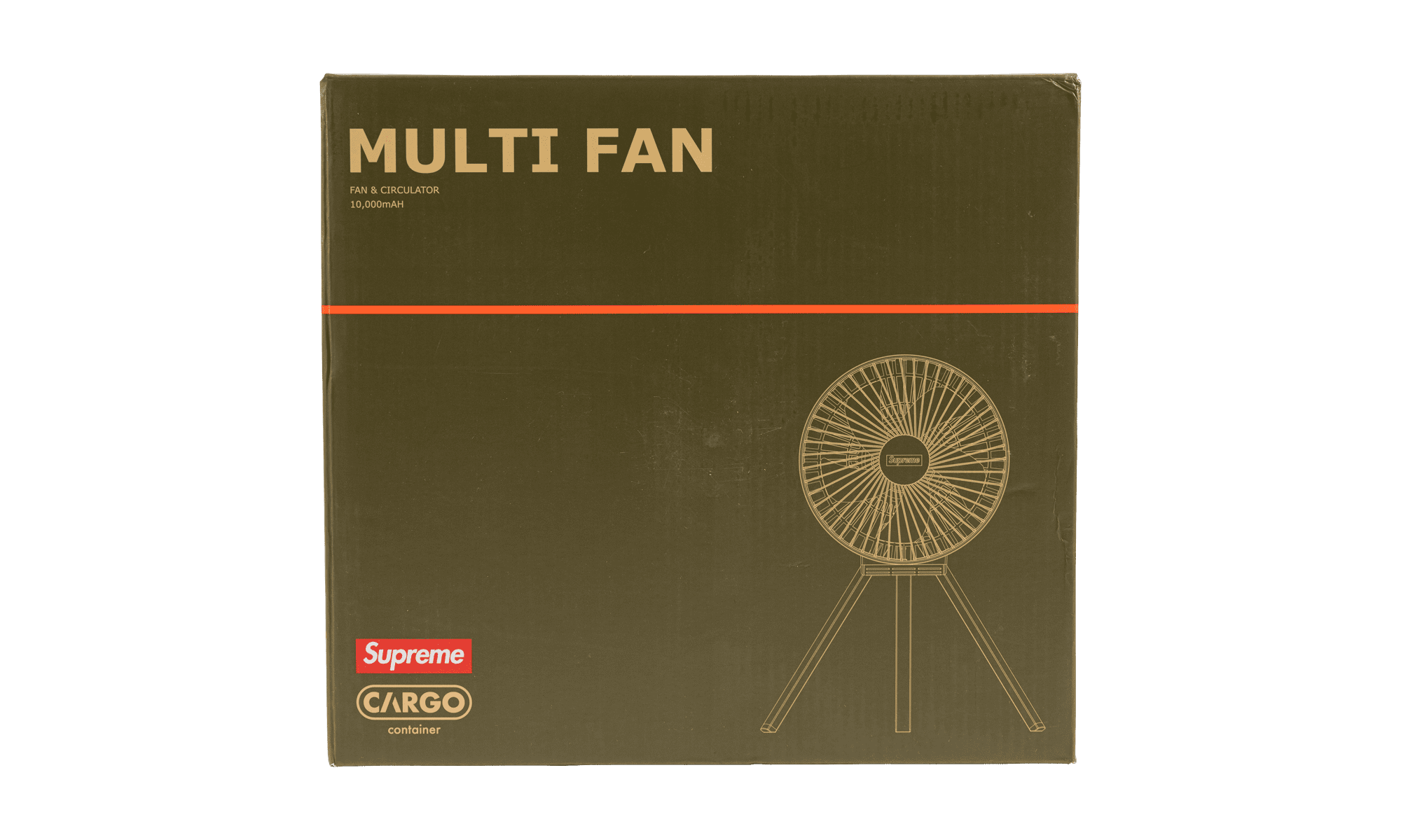 SUPREME UNISEX Cargo Container Electric Fan 