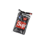 SUPREME UNISEX Hanes Tagless Boxer Briefs 4 "Black" SU0641 SU0641 from Stadium Goods