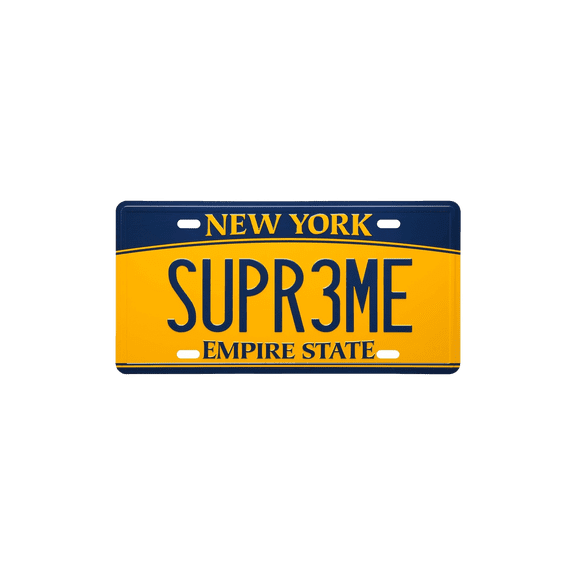 SUPREME UNISEX License Plate "SS25 - Multi" SU25854 SU25854 from Stadium Goods