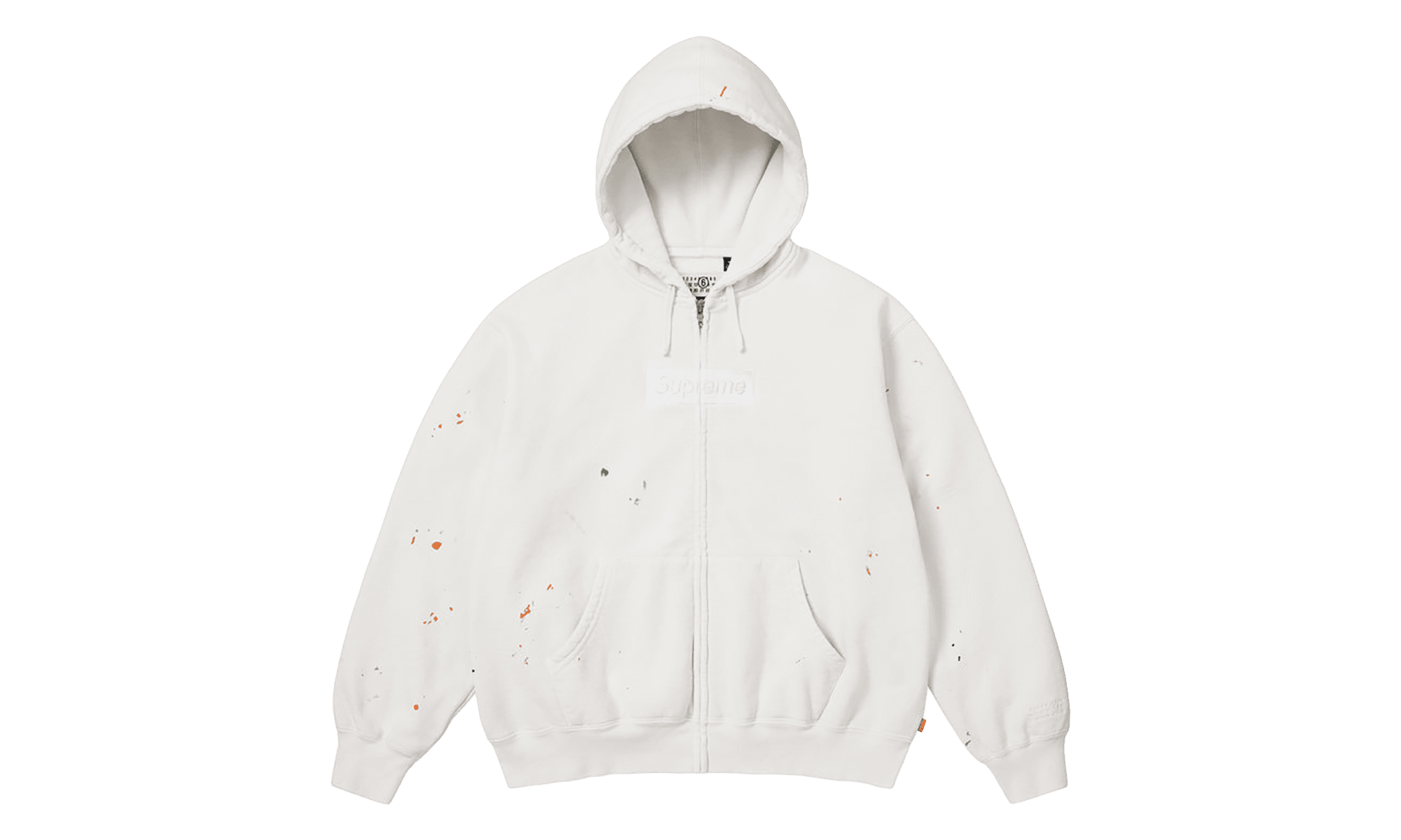 SUPREME UNISEX MM6 Maison Margiela Box Logo Zip Up Sweatshirt