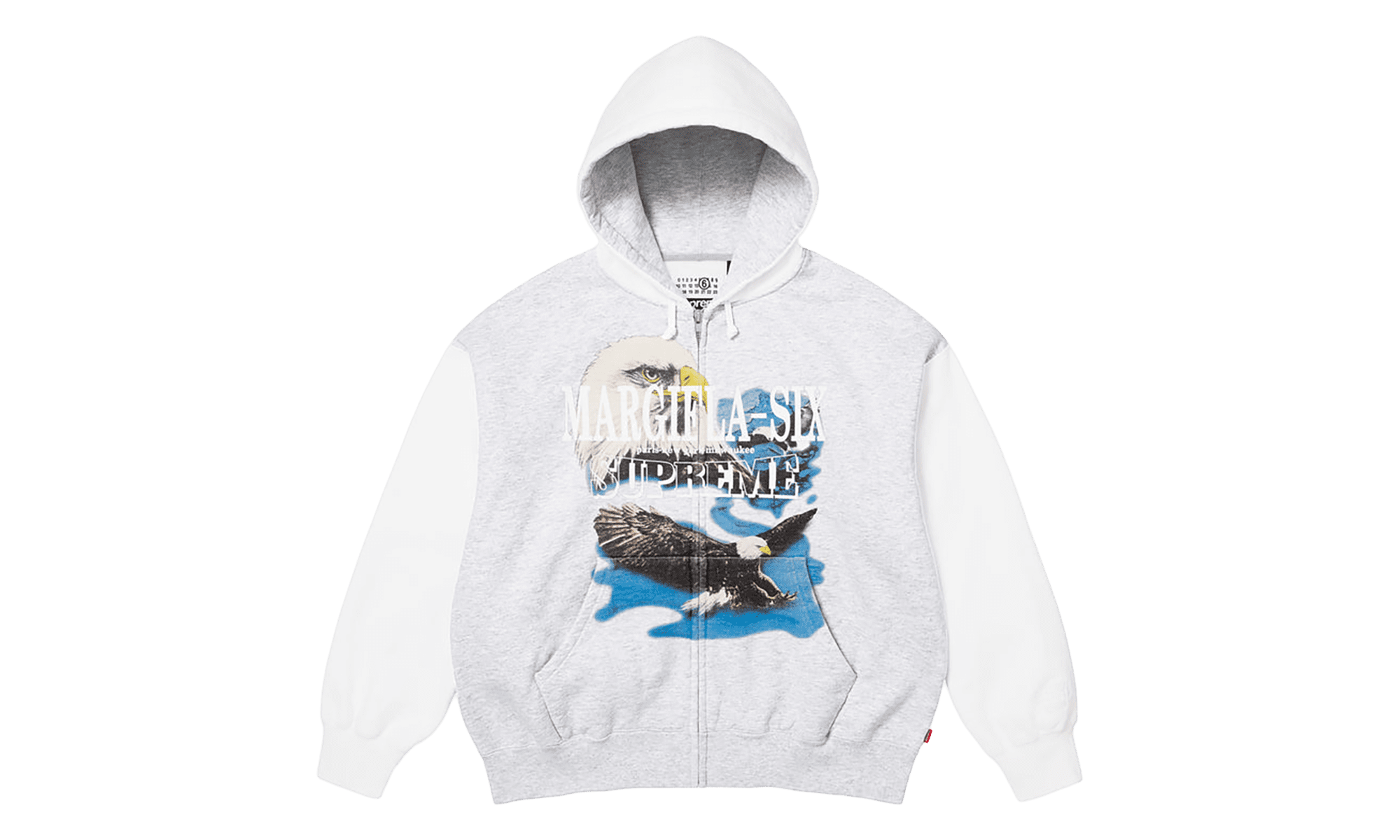 SUPREME UNISEX MM6 Maison Margiela Eagle Zip Up Hooded Sweatshirt