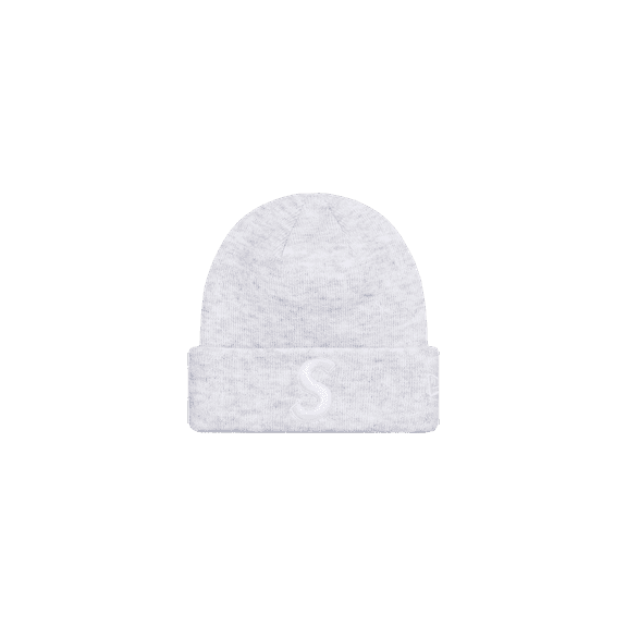 SUPREME UNISEX New Era S Logo Beanie "FW 24 Ash Grey" SU986 from Stadium Goods