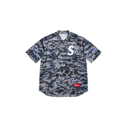 SUPREME UNISEX S Logo Baseball Henley "SS25 - Digi Camo" SU25506 SU25506 from Stadium Goods