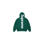 SUPREME UNISEX SATIN APPLIQU&Eacute; HOODED SWEATSHIRT "FW24 - Green" SU530 SU530 from Stadium Goods