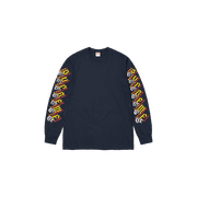 SUPREME UNISEX Strawberries L/S Tee "Navy" SU25078 SU25078 from Stadium Goods