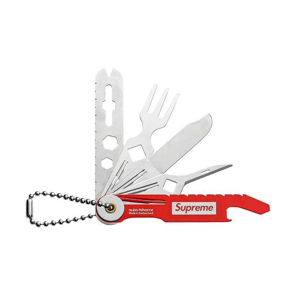 SUPREME UNISEX Swiss Advance Crono N5 Pocket Knife "Red" SU26998 SU26998 from Stadium Goods