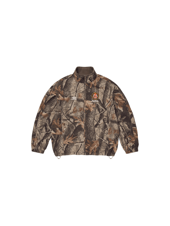 SUPREME UNISEX Umbro Cotton Ripstop Track Jacket "SS26 - Realtree Hardwoods Camo" SU27024 SU27024 from Stadium Goods