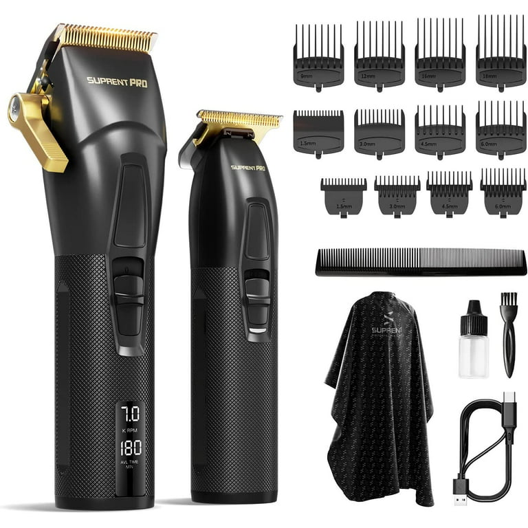 SUPRENT® Professional Hair Clippers for Men, USB-C Rechargeable