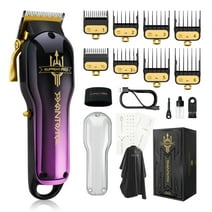 SUPRENT Professional Hair Clippers for Men Barber Clippers Rechargeable Haircutting Kit with DIY