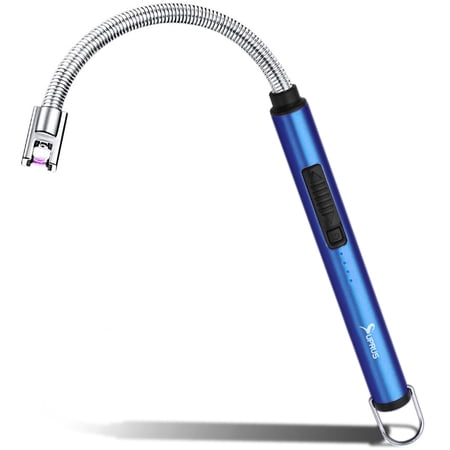 SUPRUS Rechargeable Windproof, Blue Electronic Lighter