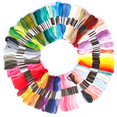 thumbnail image 1 of BCOOSS Embroidery Floss Cross Stitch Thread Friendship Bracelet String 100 Rainbow Color Crafts Floss, 1 of 7
