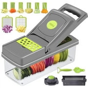 SUPTREE Manual Vegetable Food Chopper and Dicers for Kitchen Onion Veggie Chopper with Container