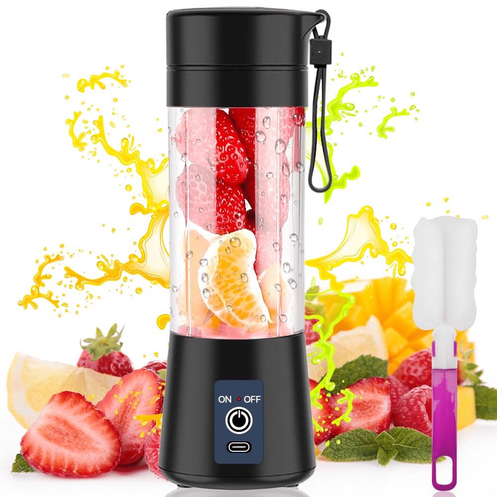 VIIWII Portable Personal Blender Cup for Smoothies and Shakes, Smoothie Blender Mini Machine, 380ml