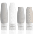 thumbnail image 1 of SUPTREE Silicone Travel Size Toiletries Bottles Containers 4 Pack Leakproof Squeezable Refillable Empty Travel Bottles(60ml/90ml), 1 of 7