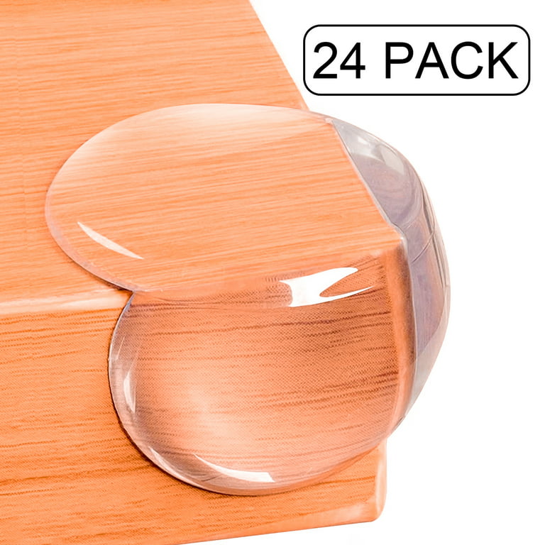 1X Brass Wood Box Table Corner Protector Edge Safety Bumpers