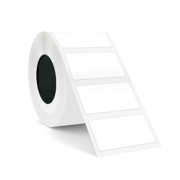 SUPVAN T50M Label Maker Tape Adapted Label Print Paper Refill White Size 1.18'' x 0.59'' 400pcs Thermal Laminated Waterproof Self-Adhesive Multipurpose Labeling Tape Replacement