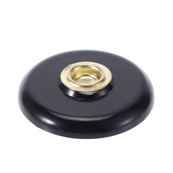 MERRYHAPY Black Plastic Cello Stop End Pin Stand with Gold Insert Non Slip Floor Protector