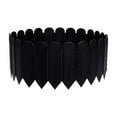 SUQ I OME 10PCS YPF5 Black Garden Edging Borders, Plastic Garden