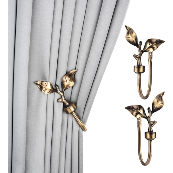 SUQ I OME Glam Ocean Bronze Curtain Holdbacks 2 Count