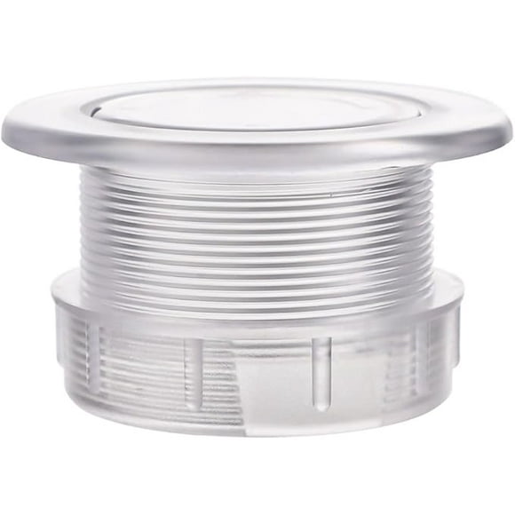 SUQ I OME Outdoor Patio Thick Parasol Umbrella Hole Ring Plug and Cap Set, for Parasol Umbrella Table Hole Cover Insert (Clear)