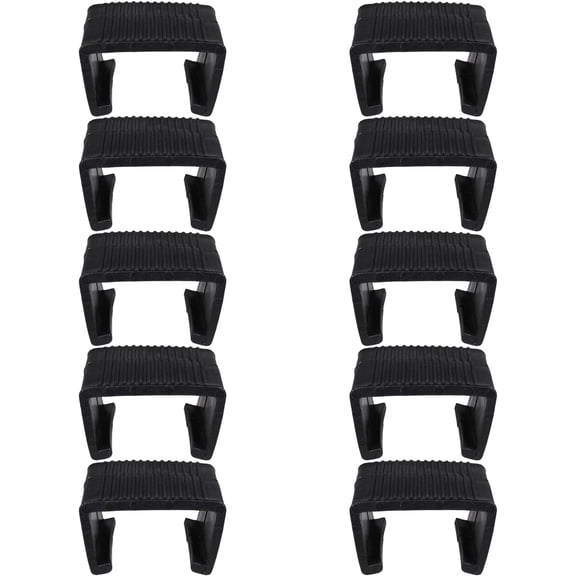 SUQ I OME Outdoor Modular Couch Fasteners Clips, Rattan Wicker Sofa Connectors, Pack of 10 (2.14 inch, M)