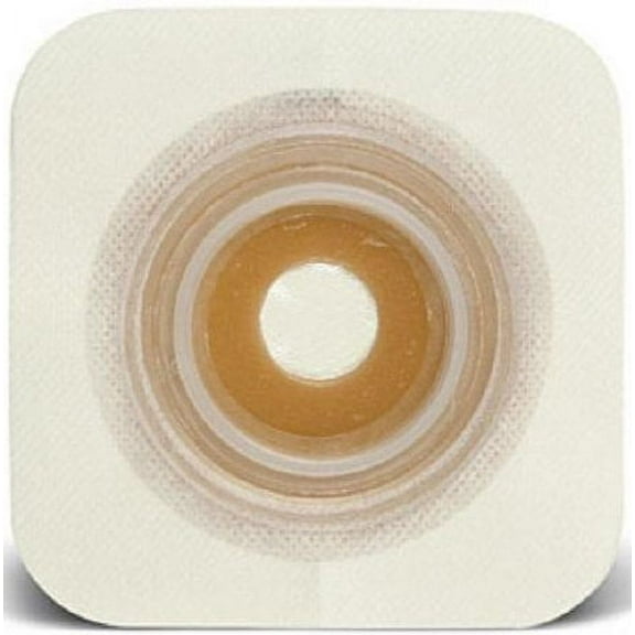 SUR-FIT Natura Ostomy Barrier Moldable Durahesive Hydrocolloid Adhesive 2-1/4 Inch Flange Acrylic Collar 1-1/4 to 1-3/4 Inch Opening Large, Convatec, 413419 - Box of 10