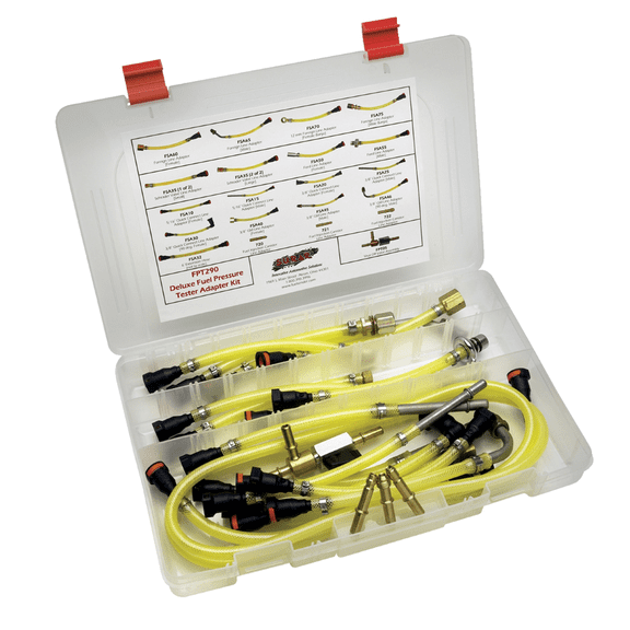 SUR&R Auto FPT290 21-Piece Deluxe Fuel Pressure Tester Adapter Kit