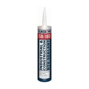 Acetoxy Cure Silicone Sealant, 10.3 oz, Black, Temp Range -62 to 350 Degrees F SB-180 T BL