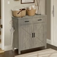 thumbnail image 1 of SUREGO Kitchen Storage Cabinet, Farmhouse Sideboard Buffet with 2 Doors & 2 Drawers, Coffee Bar Cabinet for Dining Room, Living Room, Bathroom, Gray, 1 of 7