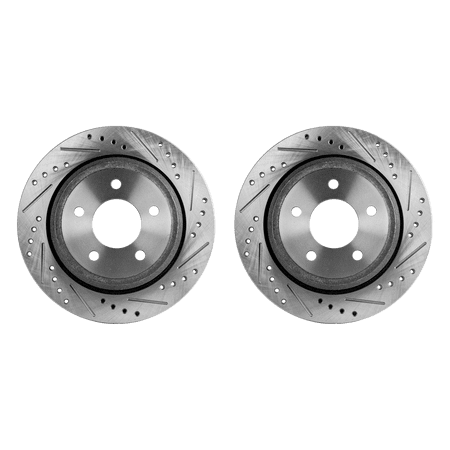 SURESTOP Brake Disc Rotor Compatible with Ford Ranger Rear, Left Driver and Right Passenger 2010 - 2011