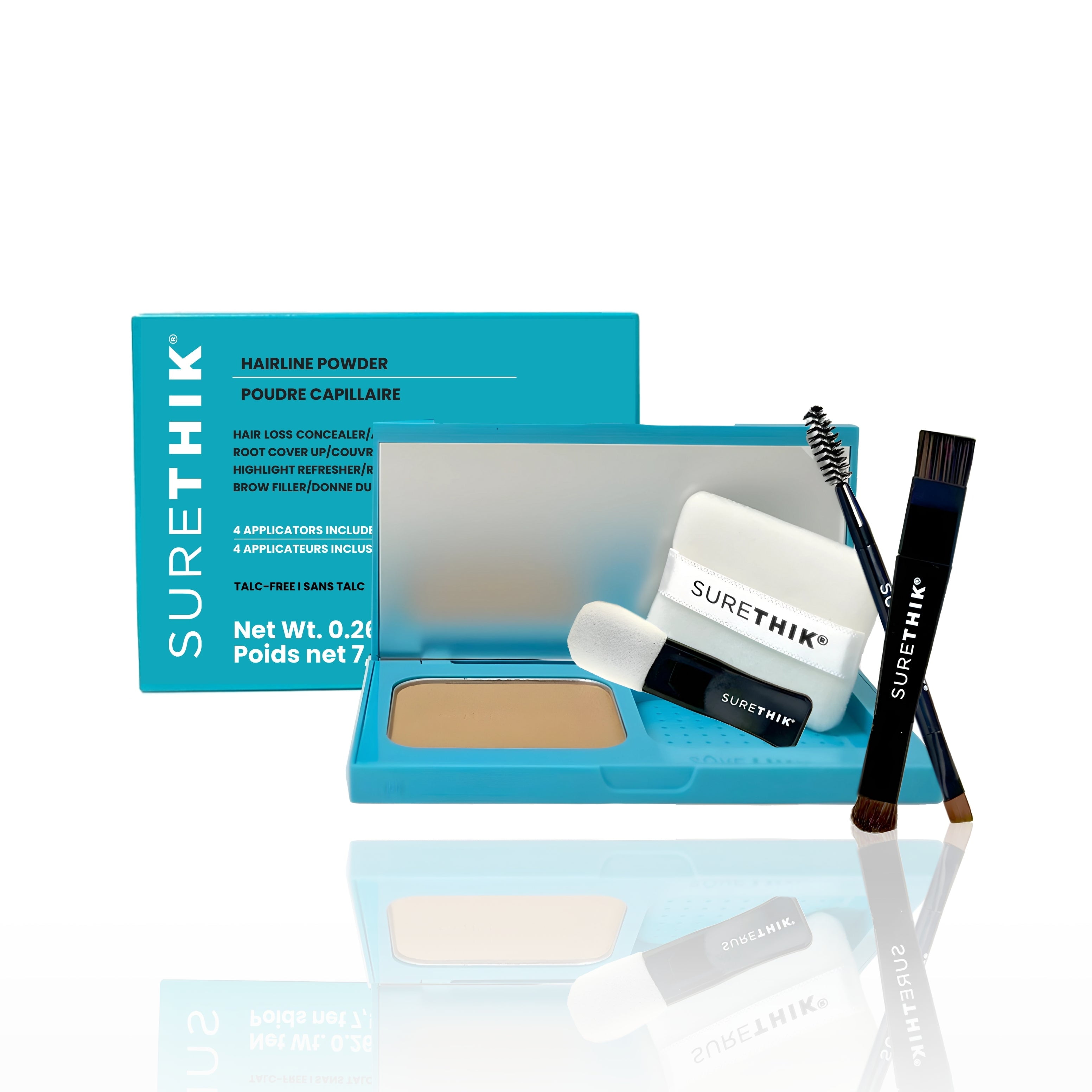 SURETHIK 4-in-1 Premium Hairline Powder Kit - Conceal Thinning Hair ...