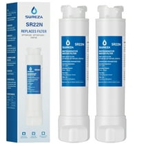 SUREZA Refrigerator Water Filter, Compatible with Frigidaire EWF02, EPTWFU01,Pure Source Ultra II, 2 PACK