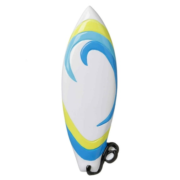 SURF BOARD Personalized Christmas Tree Ornament DO-IT-YOURSELF