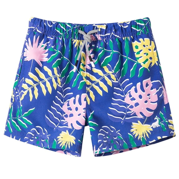 SURF CUZ Boys Swim Trunks Mesh Lined Boys Swim Shorts Quick Dry Swimsuit for Boy, UPF 50+, Sizes 2T-12