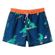 SURF CUZ Boys Swim Trunks Toddler Swim Shorts UPF 50+ Bathing Suit for Boy Swimsuit Quick Dry Mesh Beach Boardshorts Swimwear