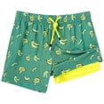 thumbnail image 1 of SURF CUZ Boys Swim Trunks with Boxer Brief Liner Toddler Boy Stretch Swimsuit Shorts Quick Dry Swimming Trunks Bathing Suit, 1 of 7