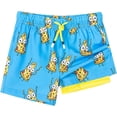 thumbnail image 1 of SURF CUZ Boys Swim Trunks with Boxer Brief Liner Toddler Boy Stretch Swimsuit Shorts Quick Dry Swimming Trunks Bathing Suit, 1 of 1