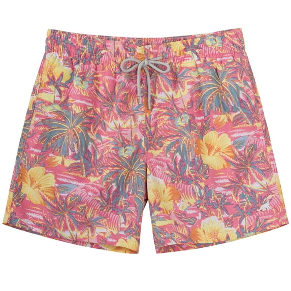 SURF CUZ Men's Swim Trunks Quick Dry Beach Swim Shorts for Men with Mesh Lining, up to Size 3XL