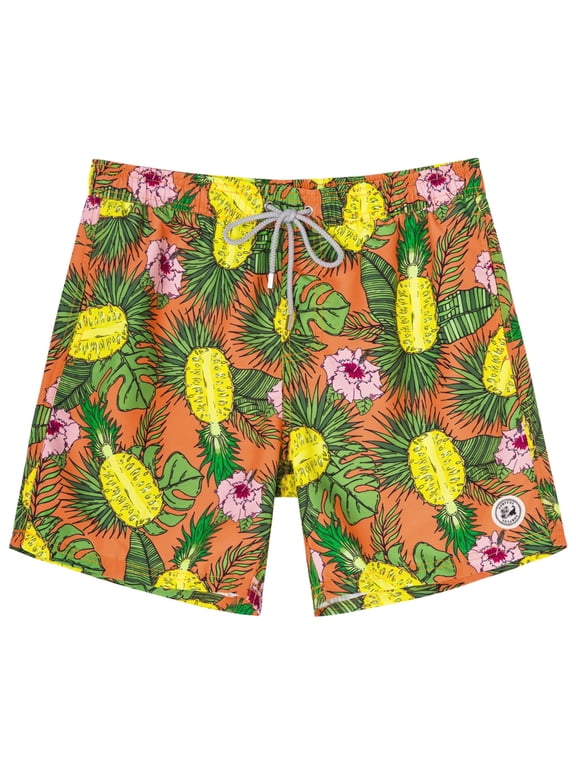 Men's Swim Trunks Quick Dry Beach Swim Shorts for Men with Mesh Lining, up to Size 3XL