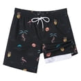 thumbnail image 1 of SURF CUZ Mens Swim Trunks with Compression Liner Quick Dry Swim Shorts 7" Swimming Trunks Stretch Zipper Pockets, 1 of 8